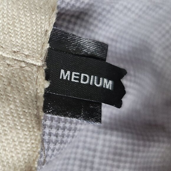 Goorin Bros Plaid Fedora Hat Linen Cotton Sz M - Picture 9 of 10